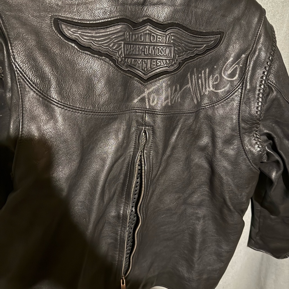 Signed Harley-Davidson Leather Jacket